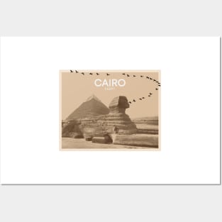 Great Sphinx of Giza Landmark Graphic Art Posters and Art